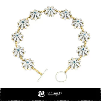 Gioielleria-Bracciale CAD 3D Gioielleria CAD 3D, Bracciali CAD 3D, Bracciali con Diamanti 3D, Bracciali 3D