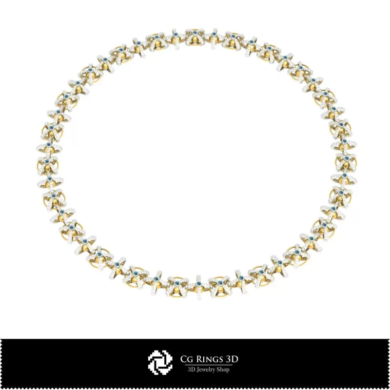 Schmuck-Halsketten 3D-CAD
