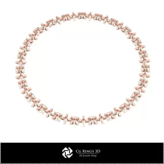 Gioielli-Collane 3D CAD Gioielli 3D CAD, Collane 3D CAD, Collane con Diamanti 3D