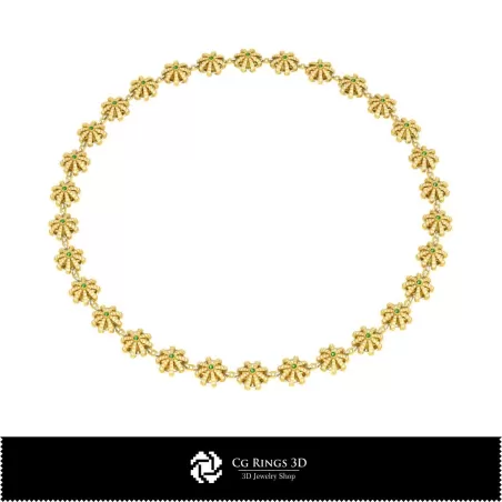 Schmuck-Halsketten 3D-CAD