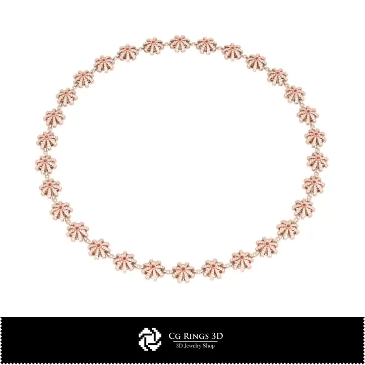 Schmuck-Halsketten 3D-CAD