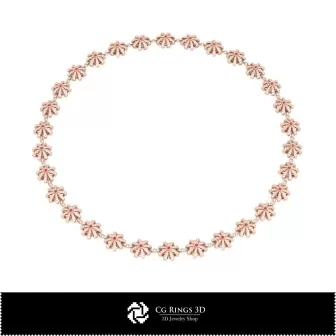 Gioielli-Collane 3D CAD Gioielli 3D CAD, Collane 3D CAD, Collane con Diamanti 3D