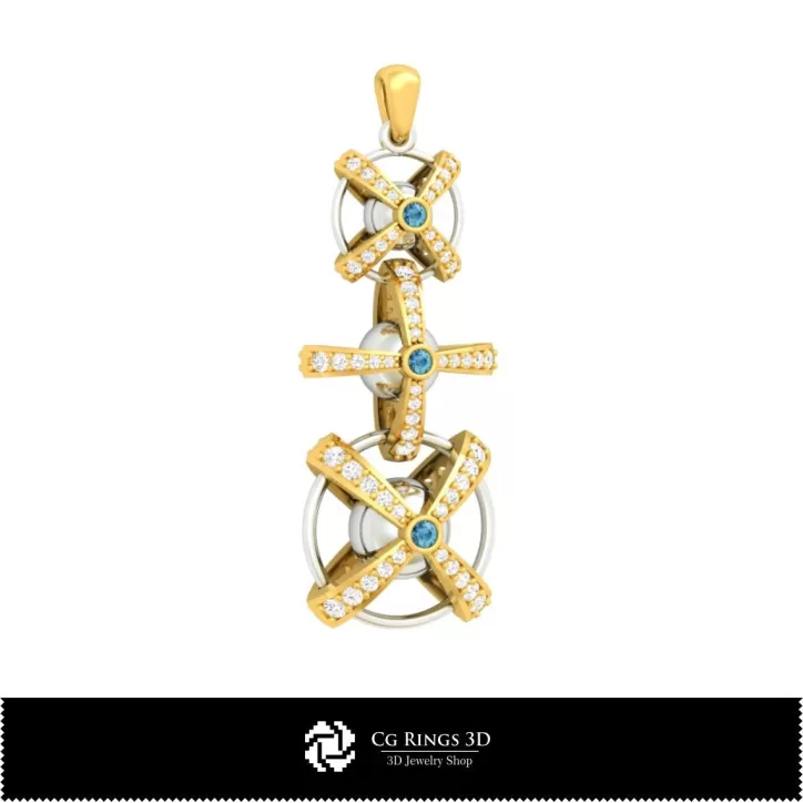 Pendentif boule 3D