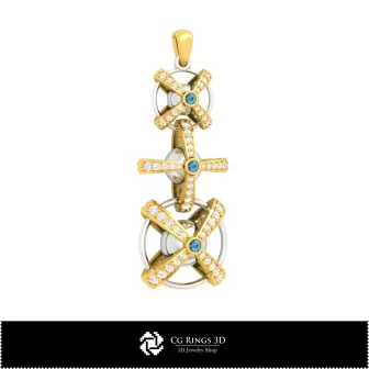 3D-Kugelanhänger Home, Schmuck 3D-CAD, Anhänger 3D-CAD, 3D-Diamantanhänger, 3D-Kugelanhänger