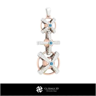 3D-Kugelanhänger Home, Schmuck 3D-CAD, Anhänger 3D-CAD, 3D-Diamantanhänger, 3D-Kugelanhänger