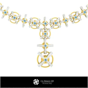 Jewerly-Necklaces 3D CAD  Jewelry 3D CAD, Necklaces 3D CAD , 3D Diamond Necklaces