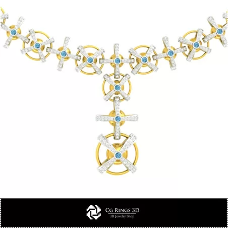 Schmuck-Halsketten 3D-CAD Schmuck 3D-CAD, Halsketten 3D-CAD, 3D-Diamant-Halsketten