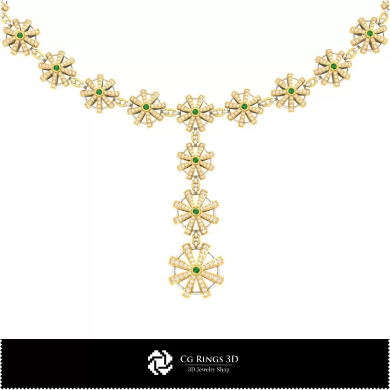 Jewelry-Necklaces 3D CAD Jewelry 3D CAD, Necklaces 3D CAD , 3D Diamond Necklaces