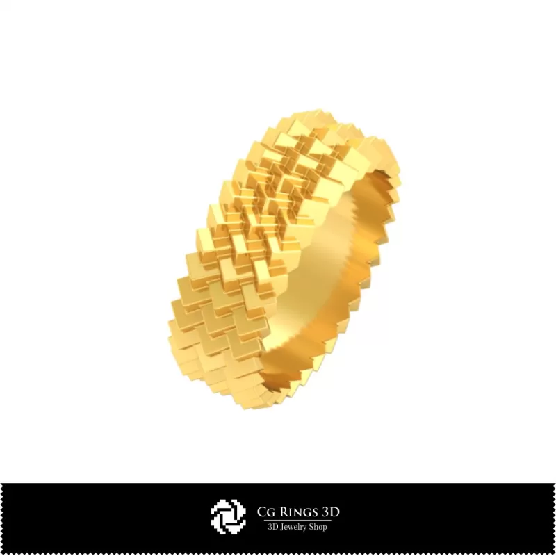 Bagues de mariage - Bijoux 3D CAD