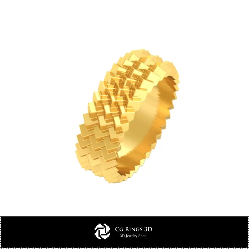 Bagues de mariage - Bijoux 3D CAD