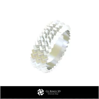 Anelli da matrimonio 3D Home, Gioielli CAD 3D, Anelli CAD 3D, Fedi nuziali 3D, Eternity band 3D