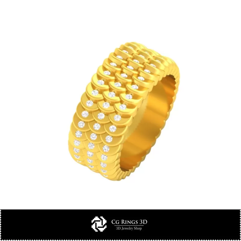 Anillo de boda 3D - Modelo 3D gratuito