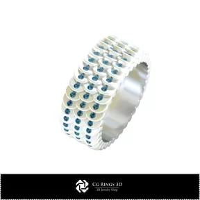 Anillo de boda 3D - Modelo 3D gratuito
