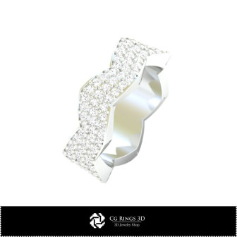 3D Wedding Ring Home, Bijoux 3D CAO, Anneaux 3D CAO, Bandes de Mariage 3D