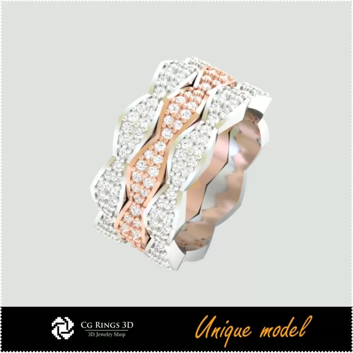 Fedi nuziali uniche CB - Gioielli 3D