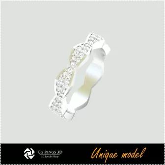 Alianzas de boda únicas en 3D CB Home, Joyería 3D CAD, Joyería única en 3D, Anillos 3D CAD, Alianzas de boda 3D, Anillos de