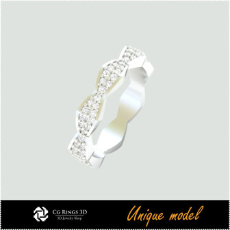 3D Unique Wedding Bands CB Home, Bijoux 3D CAO, Bijoux Unique 3D, Anneaux 3D CAO, Bandes de Mariage 3D, Anneaux  de Mode 3D 