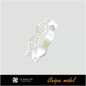 3D Unique Wedding Bands CB Home, Bijoux 3D CAO, Bijoux Unique 3D, Anneaux 3D CAO, Bandes de Mariage 3D, Anneaux de Mode 3D 