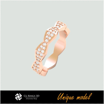 3D Unique Wedding Bands CB Home, Bijoux 3D CAO, Bijoux Unique 3D, Anneaux 3D CAO, Bandes de Mariage 3D, Anneaux  de Mode 3D 