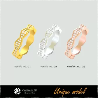 3D einzigartige Eheringe CB Home, Schmuck 3D CAD, 3D einzigartiger Schmuck, Ringe 3D CAD, Eheringe 3D, Moderinge 3D