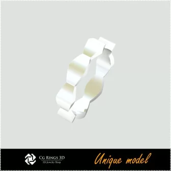 Alliances de mariage uniques 3D CB Home, Bijoux CAO 3D, Bijoux uniques 3D, Bagues CAO 3D, Alliances 3D, Bagues mode 3D