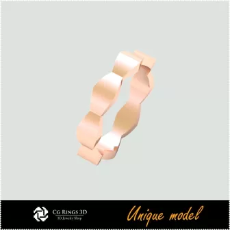 Fedi nuziali 3D uniche CB Home, Gioielli CAD 3D, Gioielli 3D unici, Anelli CAD 3D, Fedi nuziali 3D, Anelli moda 3D