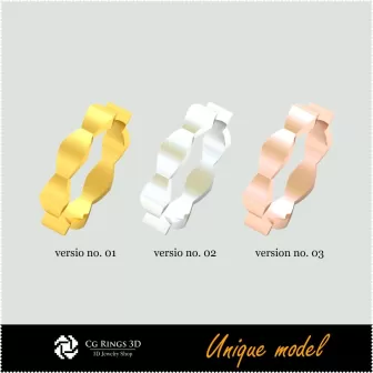 Fedi nuziali 3D uniche CB Home, Gioielli CAD 3D, Gioielli 3D unici, Anelli CAD 3D, Fedi nuziali 3D, Anelli moda 3D