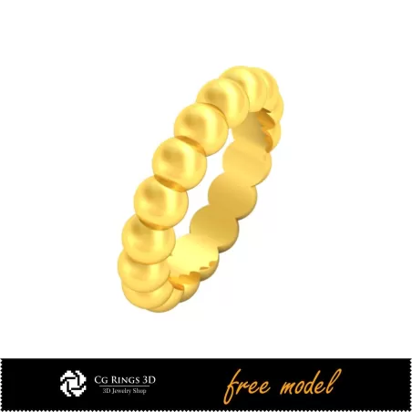 3D Eternity Band Ring - Free 3D Model Home, Jewelry 3D CAD, Free 3D Jewelry, Rings 3D CAD , Wedding Bands 3D, Eternity Bands 3D