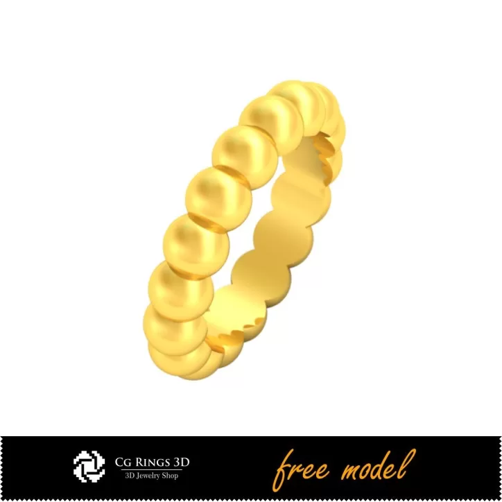 Bague Eternity 3D - Modèle 3D Gratuit Bague Eternity 3D - Modèle 3D Gratuit