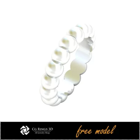 3D Eternity Band Ring - Free 3D Model