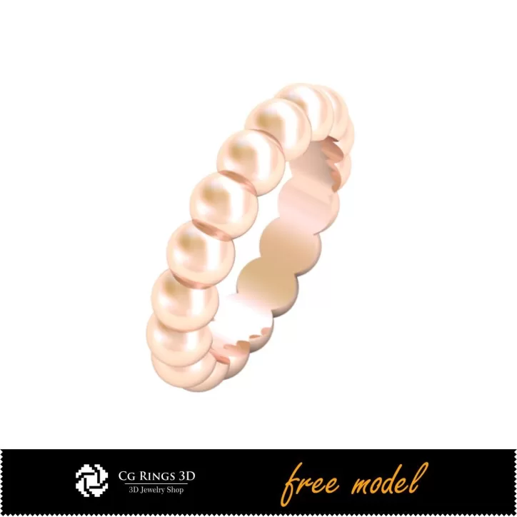 Bague Eternity 3D - Modèle 3D Gratuit Bague Eternity 3D - Modèle 3D Gratuit
