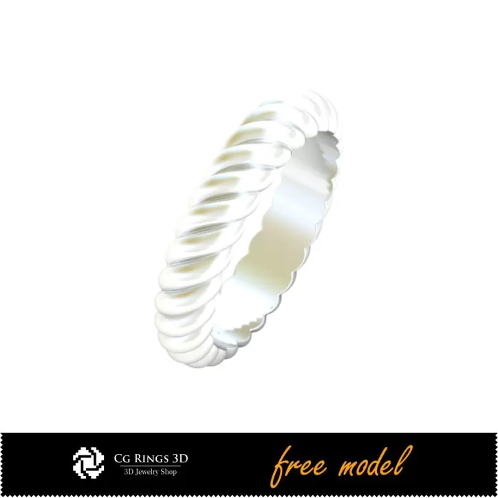 Inel Eternity 3D - Model 3D Gratuit
