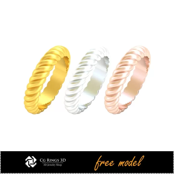 Inel Eternity 3D - Model 3D Gratuit