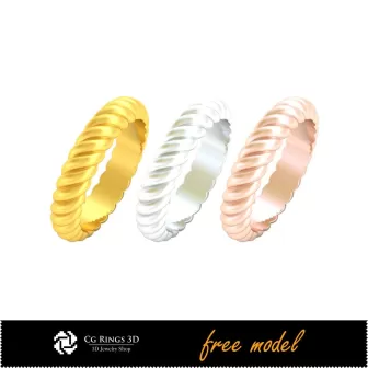 3D Eternity Band Ring - Free 3D Model Home, Jewelry 3D CAD, Free 3D Jewelry, Rings 3D CAD , Wedding Bands 3D, Eternity Bands 3D