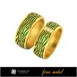 3D Wedding Ring With Enamel - Free 3D Model