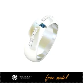 Bague de mariage - Modèle 3D gratuit