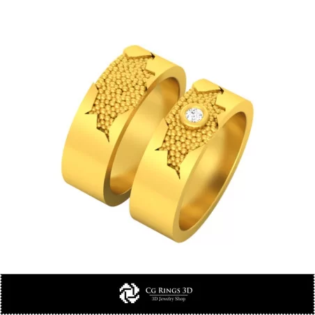 3D Wedding Ring Home, Bijuterii 3D , Inele 3D CAD, Verighete 3D, Inele Prieteni pe Vecie 3D