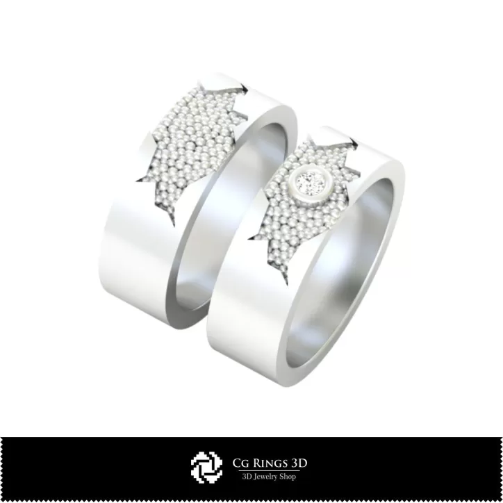 Eheringe - Schmuck 3D-CAD