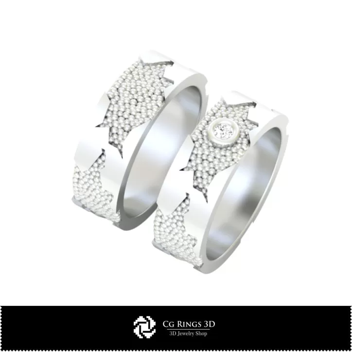 Fedi Nuziali - Gioielli CAD 3D