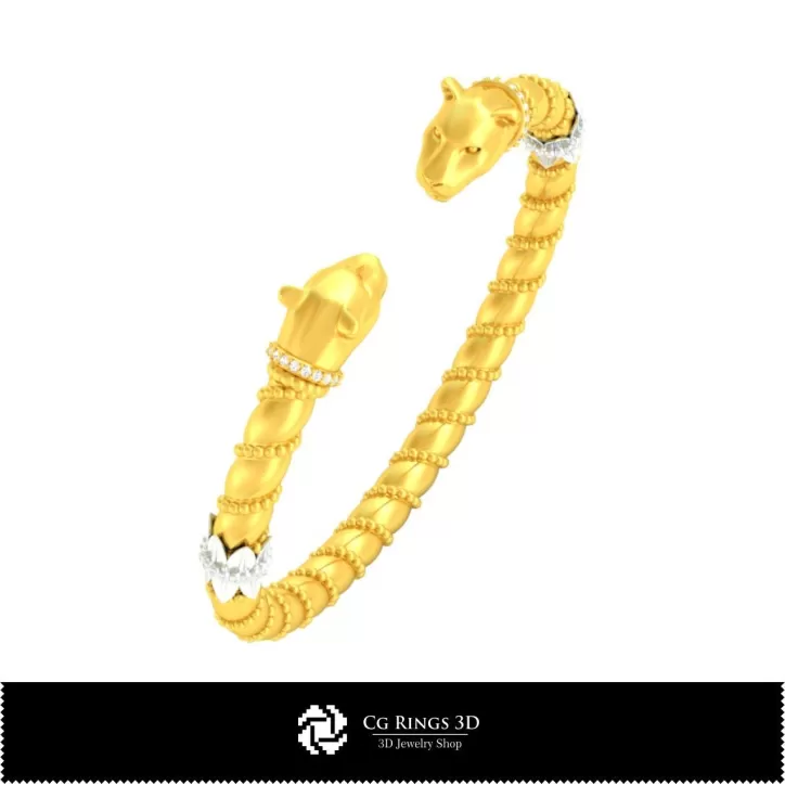 Bracciale Art Nouveau - Gioielli 3D CAD
