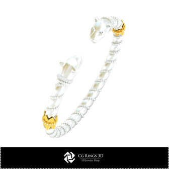 3D Art Nouveau Bracelet Home,  Jewelry 3D CAD, Bracelets 3D CAD , Vintage Jewelry 3D CAD , 3D Bracelets, 3D Cuff Bracelet, 3D Ar