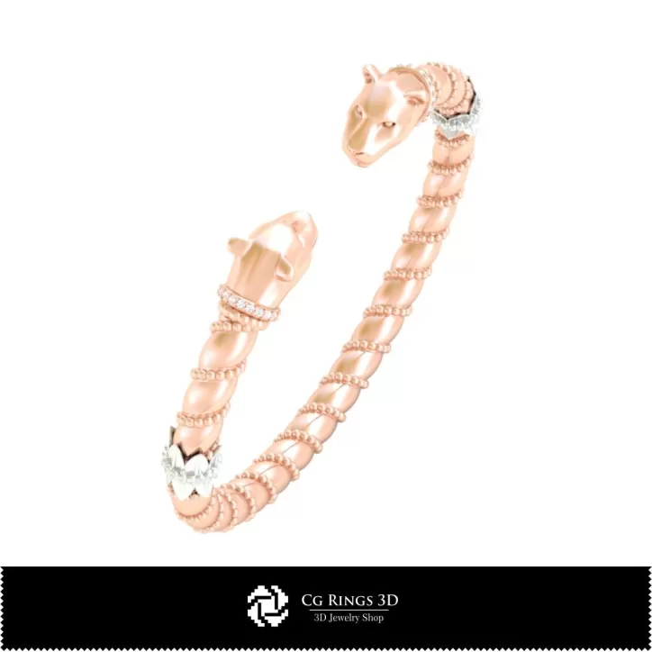 Bracciale Art Nouveau - Gioielli 3D CAD