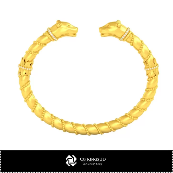 Bracciale Art Nouveau - Gioielli 3D CAD