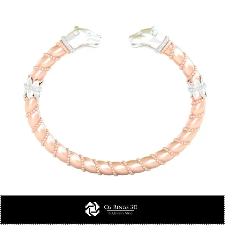 Bracciale Art Nouveau - Gioielli 3D CAD