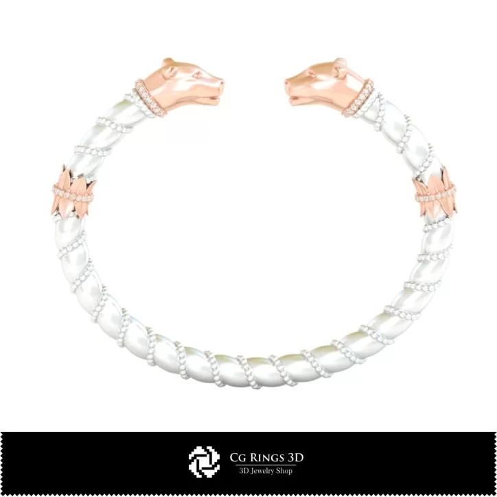 Bracciale Art Nouveau - Gioielli 3D CAD
