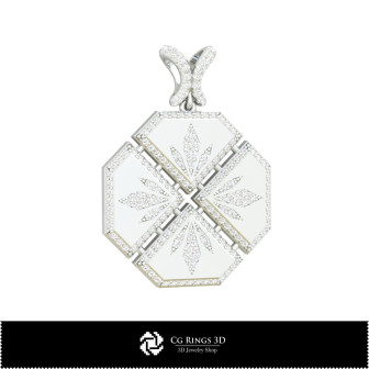 3D Babut Pendant Home, Bijoux 3D CAO, Pendentifs 3D CAO, Pendentifs Diamant 3D