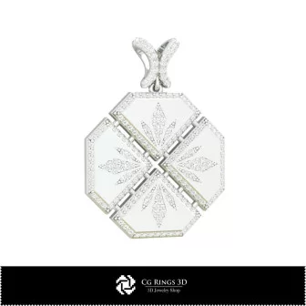 3D Babut Pendant Home, Jewelry 3D CAD, Pendants 3D CAD , 3D Diamond Pendants