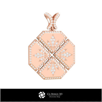 3D Babut Pendant Home, Bijoux 3D CAO, Pendentifs 3D CAO, Pendentifs Diamant 3D