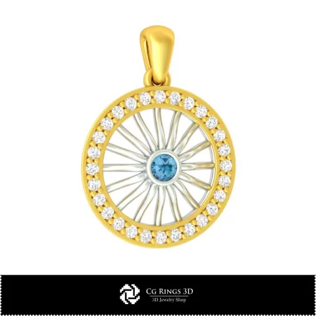 Pendentif 3D-Joallerie 3D CAD