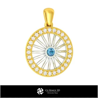 Anhänger 3D-Schmuck 3D-CAD Zuhause, Schmuck 3D-CAD, Anhänger 3D-CAD, 3D-Diamantanhänger